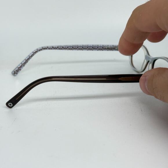 Coach Elana (525) Eyeglasses Rectangular Brown Tortoise Full 50-17-135 19813 - Picture 4 of 7
